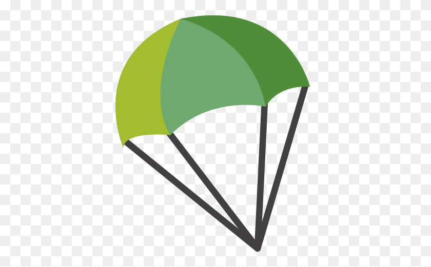 461x461 Parachute Clipart Leaf - Parachute Clipart