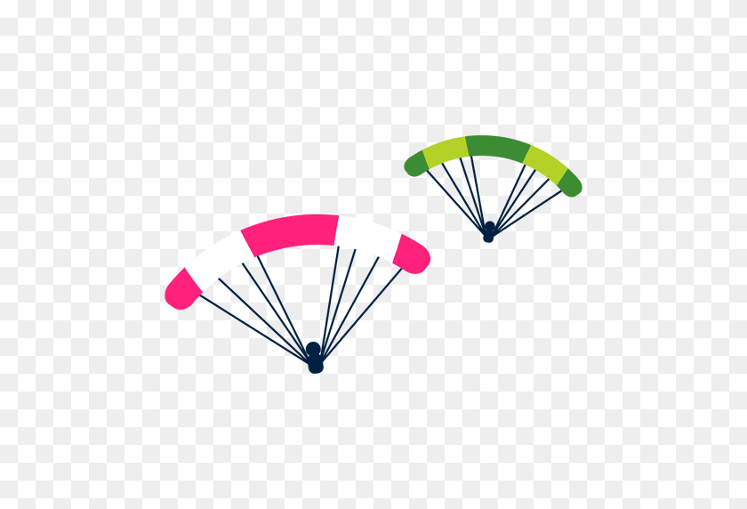 512x512 Salto En Paracaídas Atmósfera - Paracaídas Png