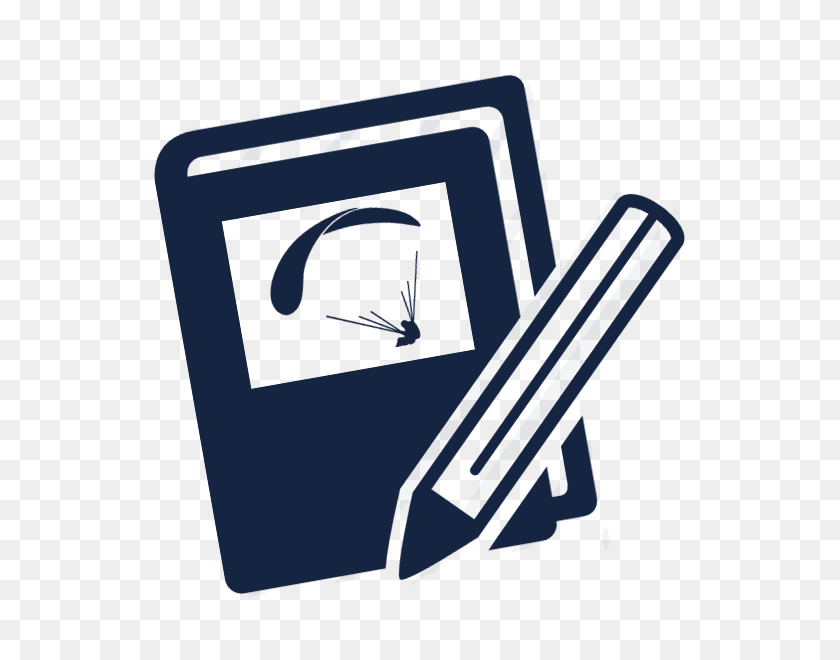 576x600 Paragliding Logbook - Hang Gliding Clipart