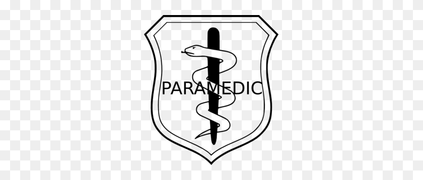 267x299 Paramedic Badge Clip Art - Badge Clip Art