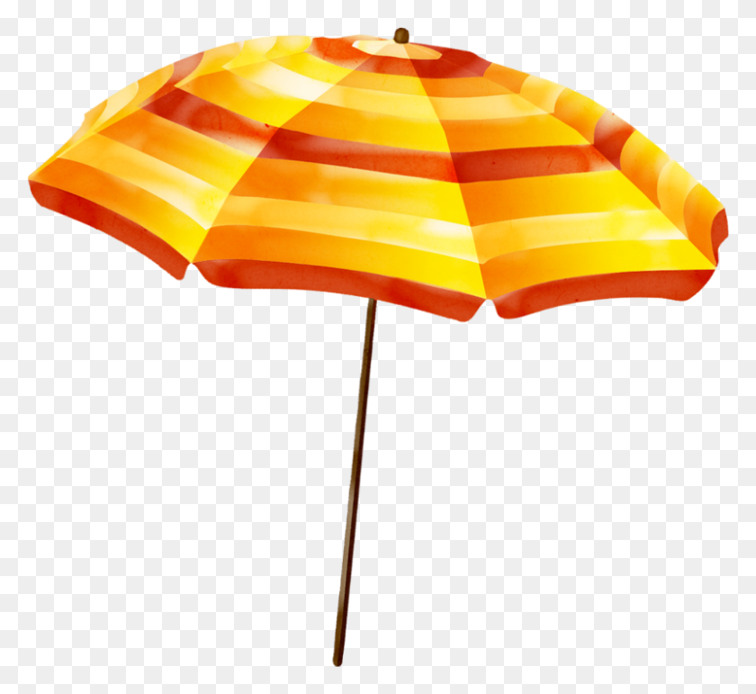 800x730 Зонтик Png Трубка Пляжный Зонтик Клипарт - Пляжный Зонтик Png