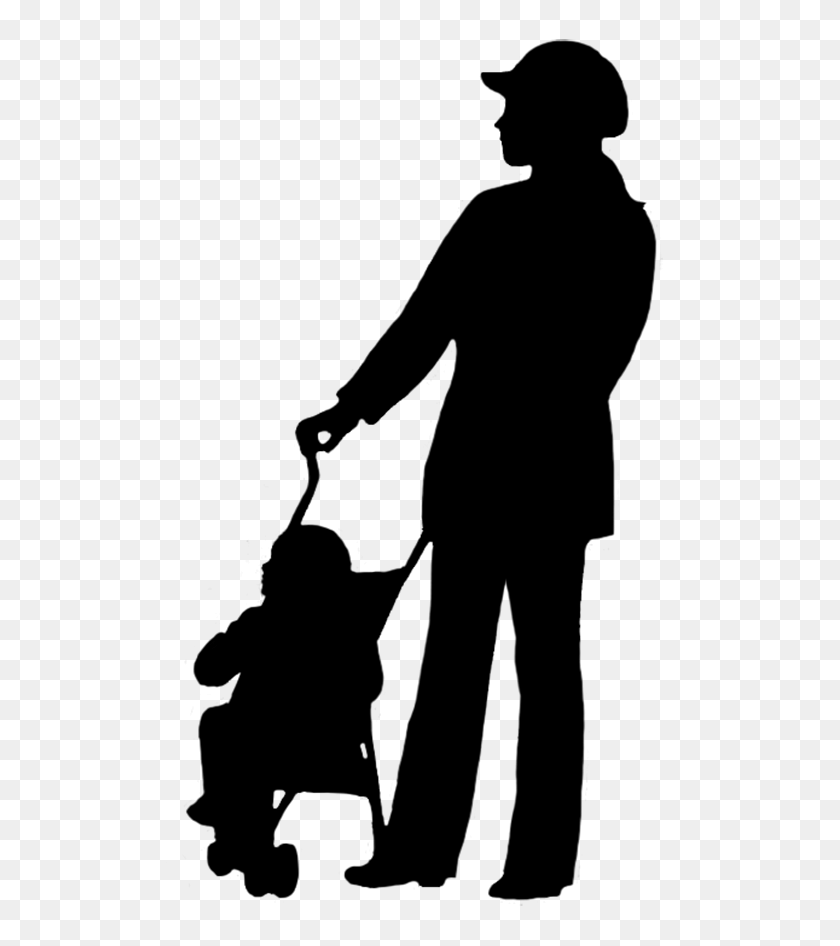 517x886 Parent And Child Silhouette Silhouettesstencils - Parent Child Clipart