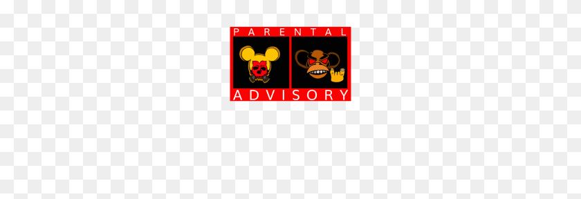 190x228 Parental Advisory Monkey Mouse Partens Kids - Parental Advisory PNG