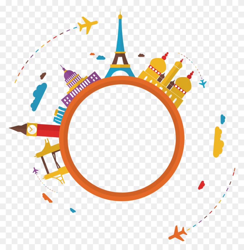 1325x1359 Paris Travel Suitcase Clipart With Regard To Travel Clip Art - Paris Clipart Images