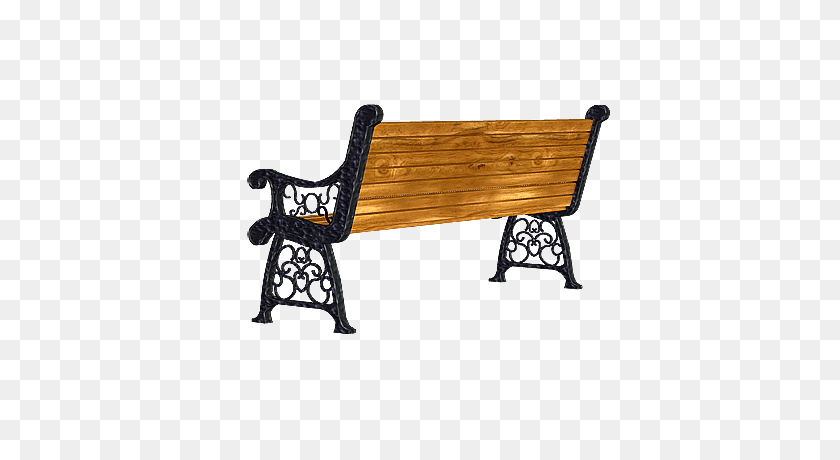 400x400 Park Bench - Park Bench PNG