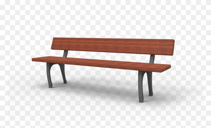 960x553 Park Bench Cad Model Library Grabcad - Park Bench PNG