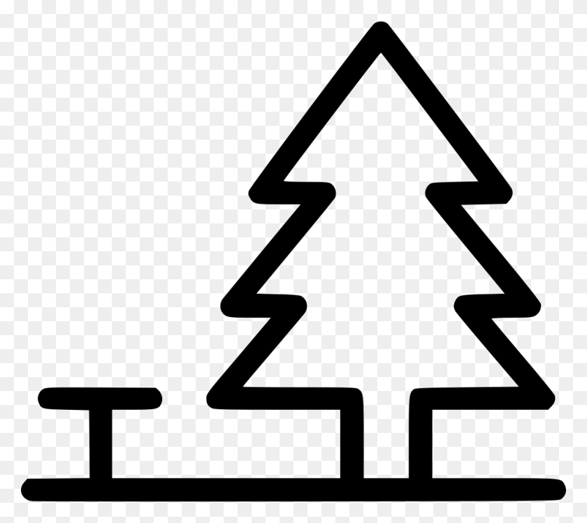 980x866 Park Bench Rest Tree Forest Png Icon Free Download - Park PNG
