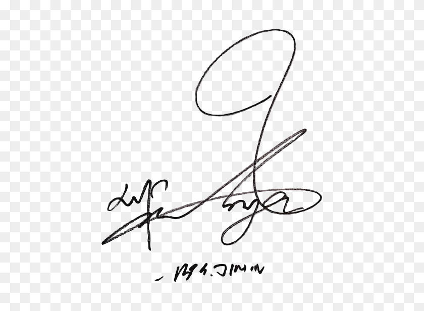 556x556 Park Jimin Signature - Jimin PNG