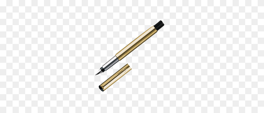 300x300 Parker Vector Gold Fountain Pen Ninjakraft - Fountain Pen PNG