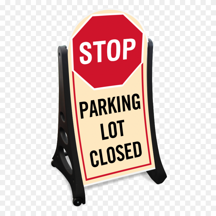800x800 Parking Lot Closed Signs - Parking Lot Clipart