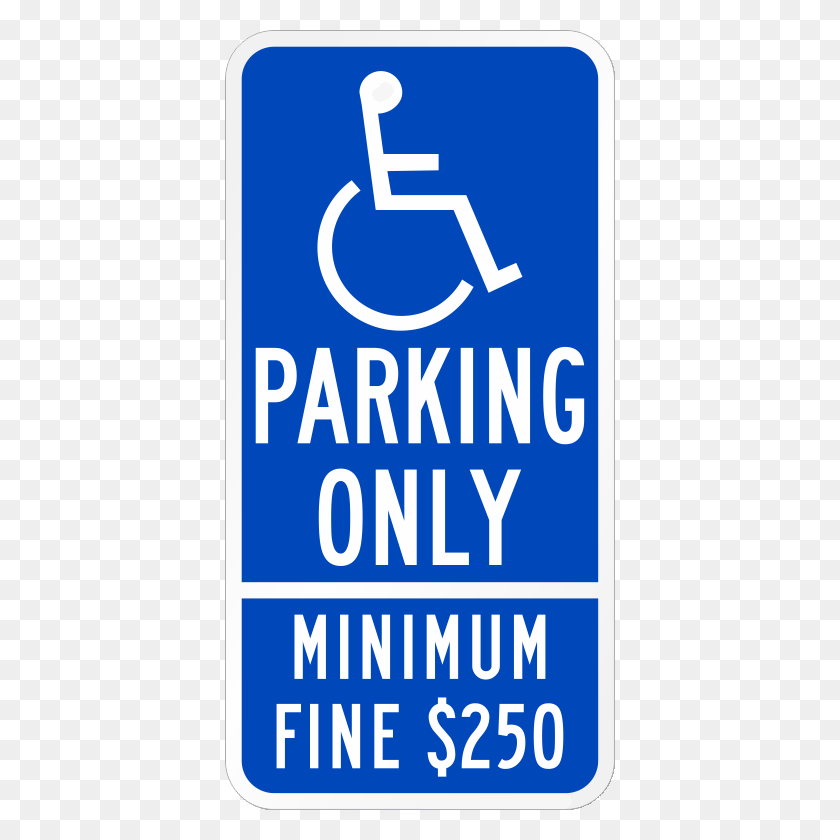 780x780 Parking Lot Signs First Vanguard Rentals Sales - Handicap Sign PNG