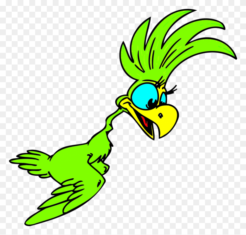 789x750 Parrot Bird Dibujo De Dibujos Animados De La Película De Dibujos Animados - Acuarela De Aves De Imágenes Prediseñadas