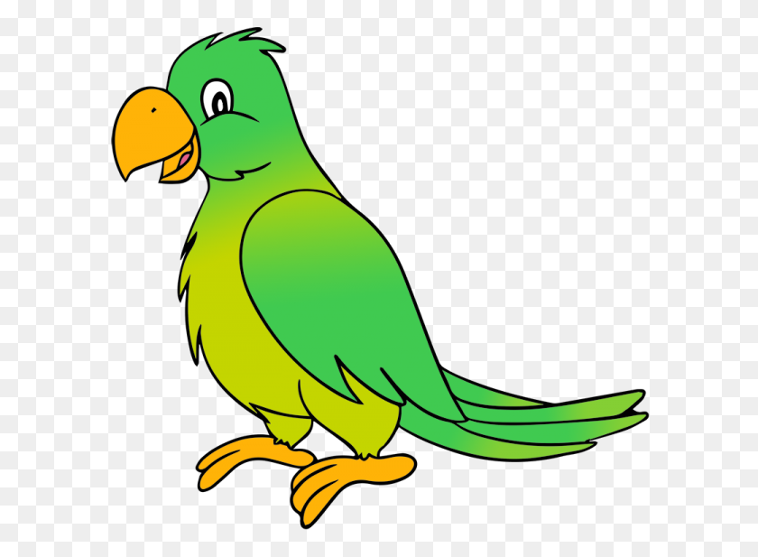 600x557 Parrot Clip Art - Macaw Clipart