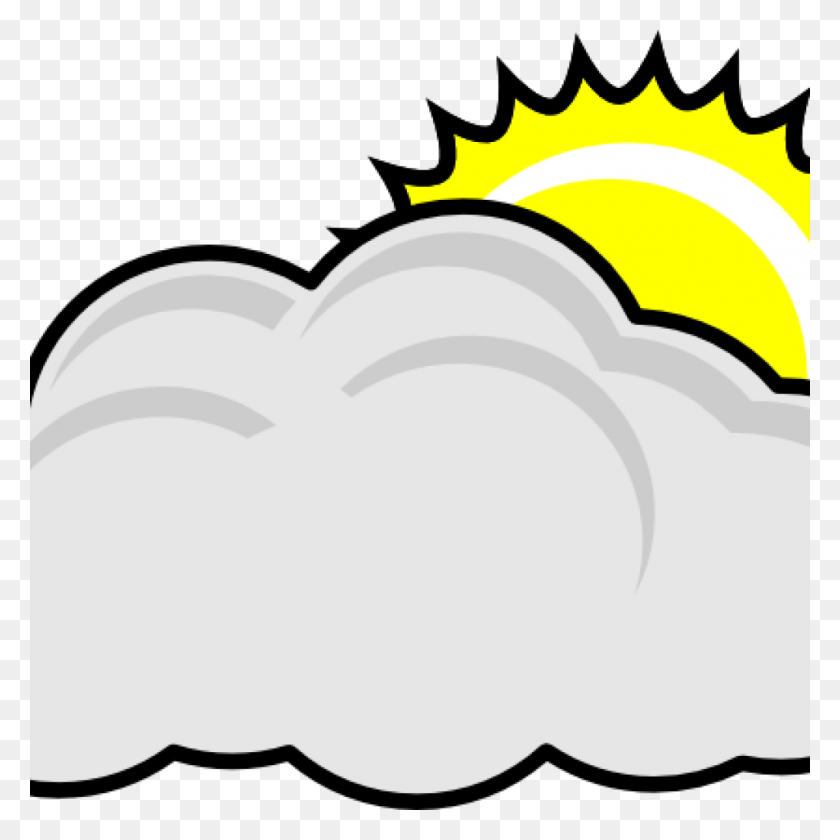1024x1024 Partly Cloudy Clipart Image Img For Teachers - Cloudy Clipart