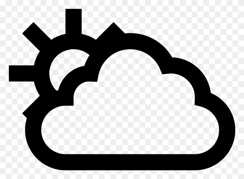 1401x1001 Partly Cloudy Day Icon - Partly Cloudy Clipart