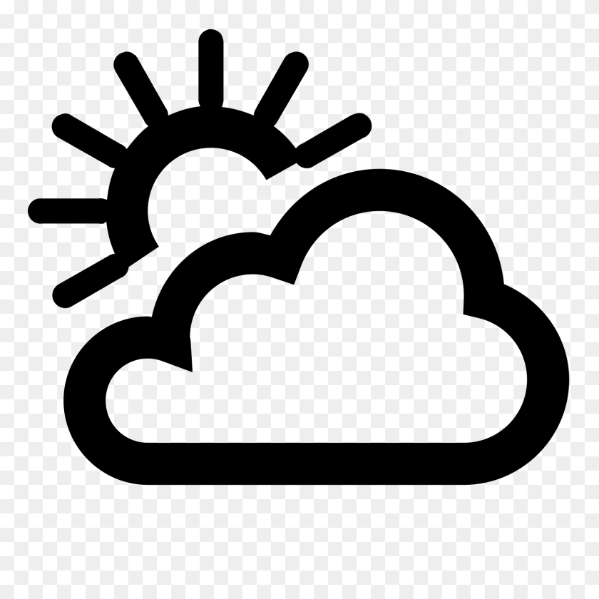 1600x1600 Partly Cloudy Day Icon - Weather Icon PNG
