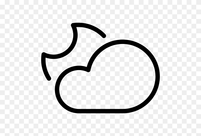 512x512 Partly Cloudy, Partly Cloudy, Ran With Png And Vector Format - Cloudy PNG