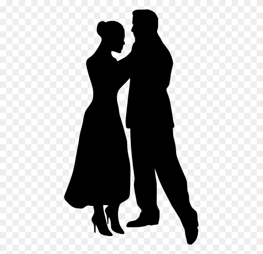 429x750 Partner Dance Dance Music Silhouette - Dancing Couple Clipart