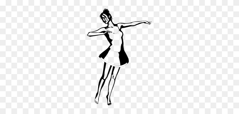 227x340 Partner Dance Drawing Silhouette - Salsa Dance Clipart