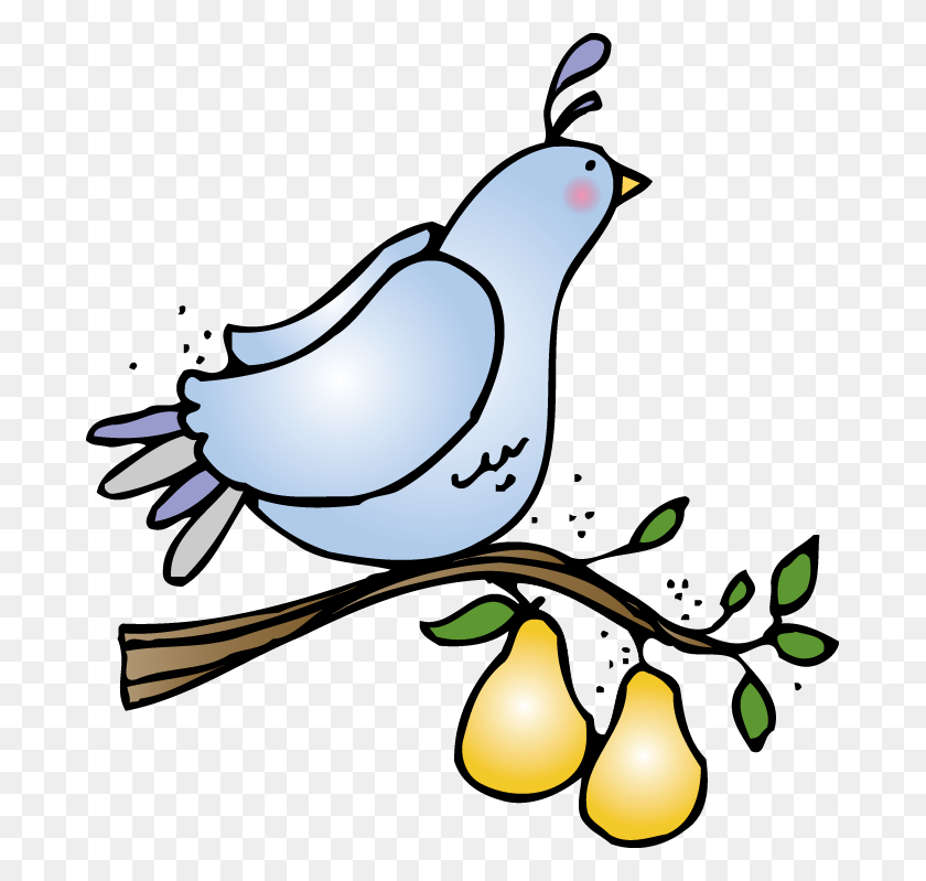 683x739 Partridge In A Pear Tree Clip Art Partridge In A Pear Tree Clip - Problem Clipart