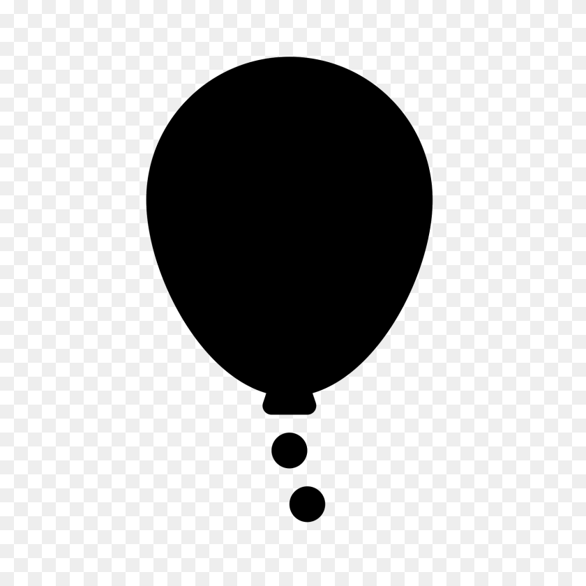 1600x1600 Party Balloon Icon - Perfect Circle PNG