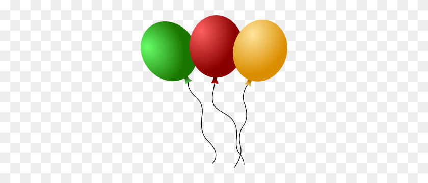 288x299 Imágenes Prediseñadas De Globos De Fiesta - Clipart De Globos De Fiesta