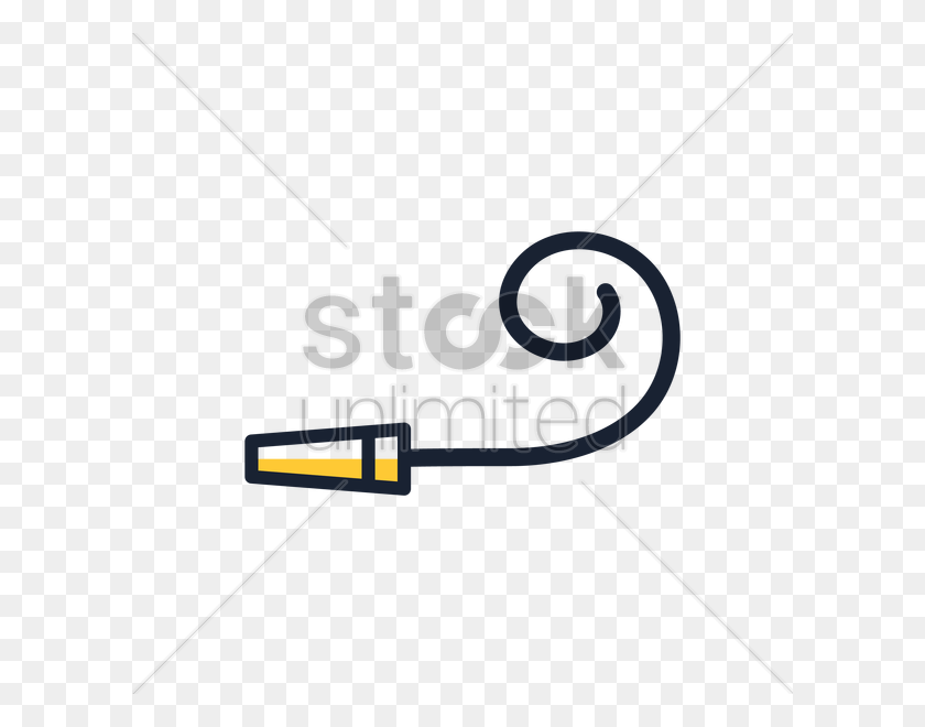 600x600 Party Blower Icon Vector Image - Party Blower PNG