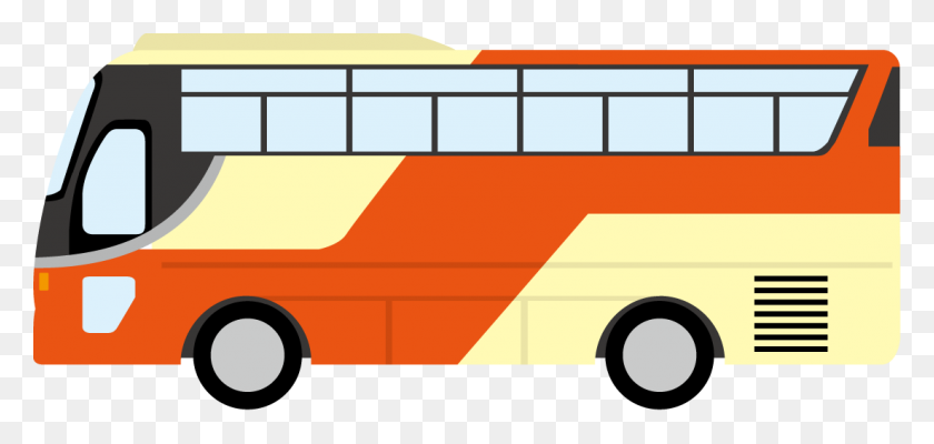 1103x481 Fiesta Bus Clipart - Bus Clipart Png