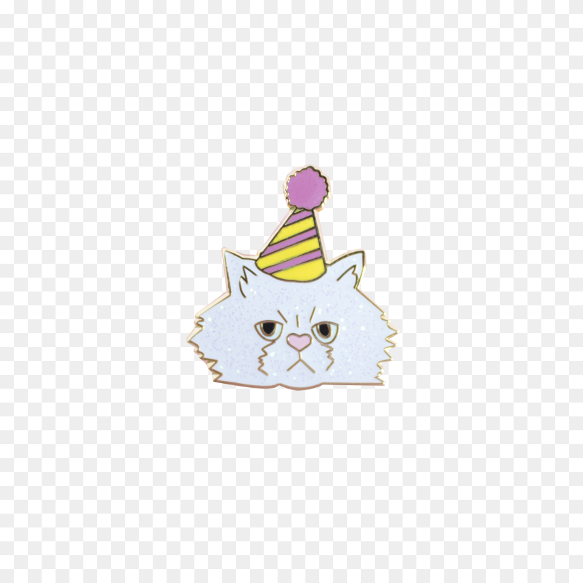 2820x2820 Party Cat Pin - Cat In The Hat PNG