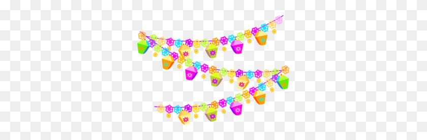300x216 Party Clip Art Pictures - Streamers Clipart