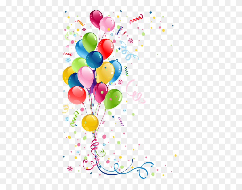 600x600 Вечеринка Клипарт Партия Воздушный Шар - День Рождения Торт И Воздушные Шары