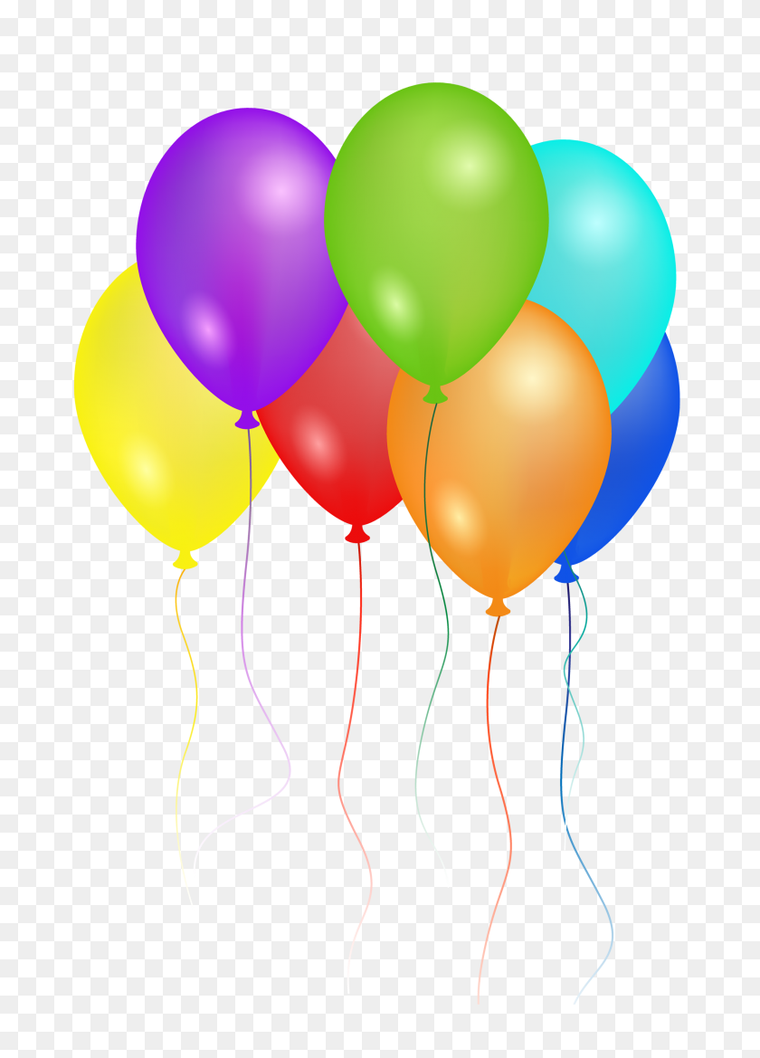 2150x3058 Party Decor Free Birthday Balloons Clipart For Party Decor - Fiesta Banner PNG