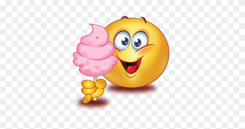 384x384 Party Eating Ice Cream Emoji - Ice Cream Party Clip Art