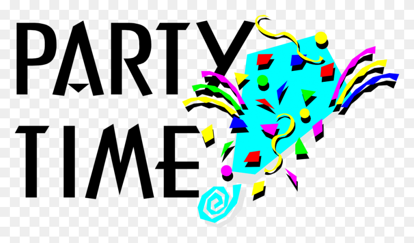 958x532 Party Free Stock Photo Illustration Of Party Time Text - Party Confetti PNG
