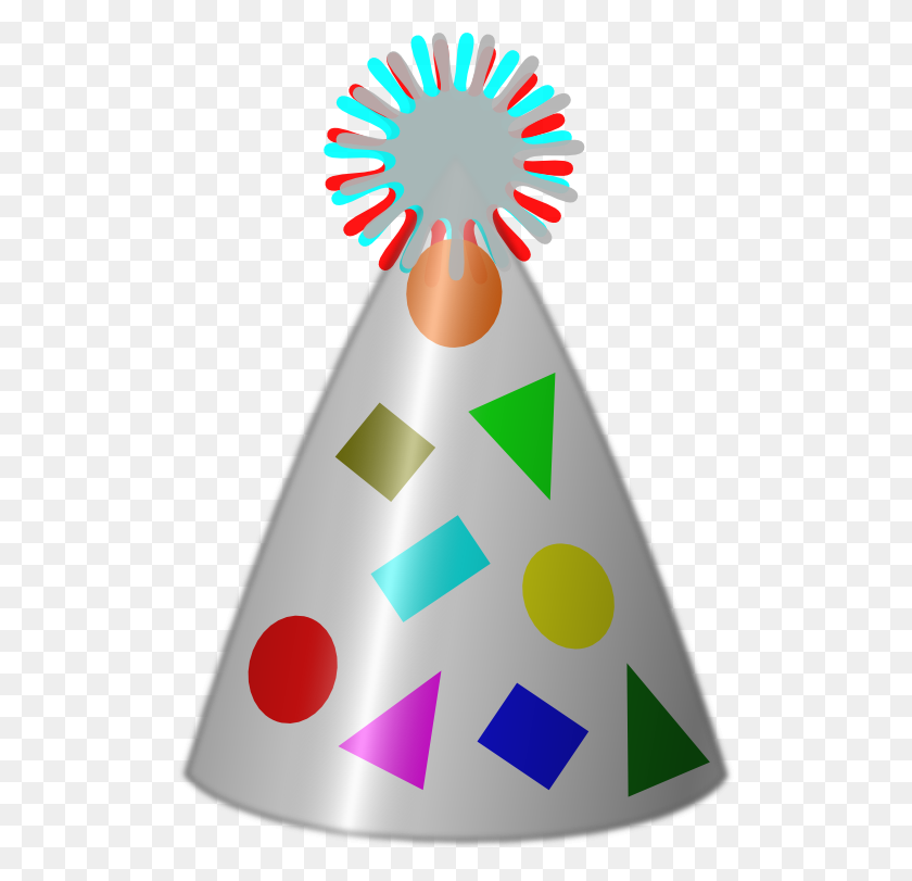 512x751 Party Hat Clipart - Clown Hat Clipart