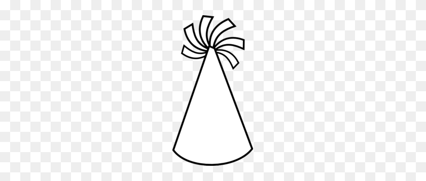 159x297 Party Hat Coloring Pages - Party Blower Clipart