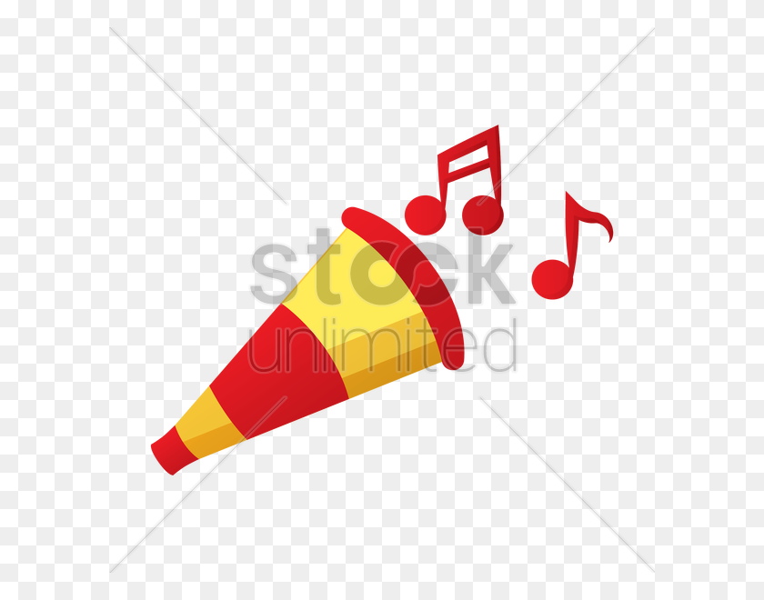 600x600 Party Horn Png, Party Popper Emoji - Party Popper Emoji Png