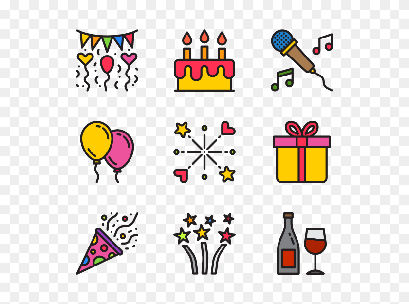 600x564 Party Icons - Party PNG