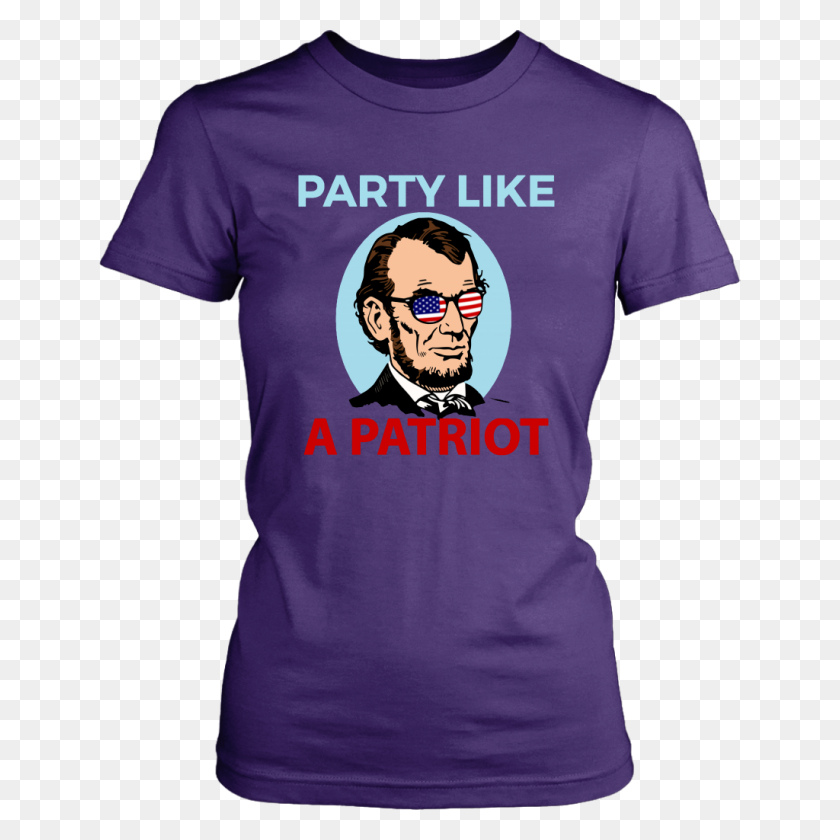 1024x1024 Party Like A Patriot - Abraham Lincoln PNG