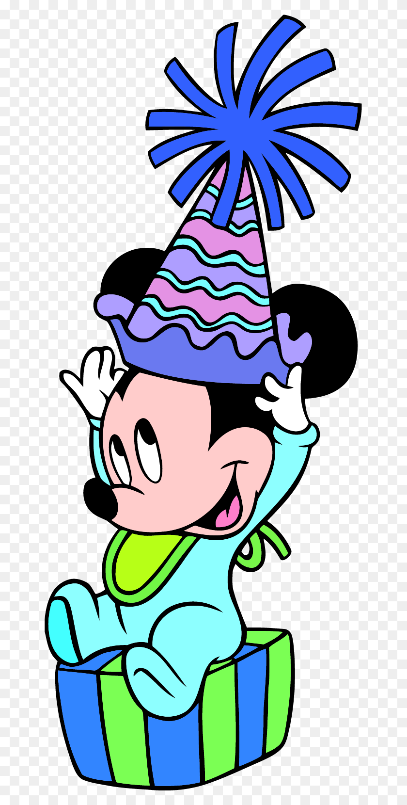 655x1600 Party Mickey Mouse Birthday Clipart Png - Mickey Mouse Birthday PNG