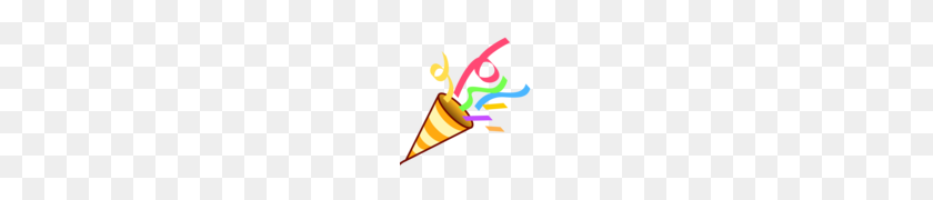 120x120 Party Popper Emoji - Party Blower PNG