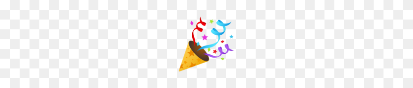 120x120 Party Popper Emoji - Fiesta Emoji Png