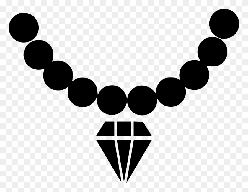 980x746 Party Wear Necklace Jewel Diamond Pearl Jewellery Png Icon - Pearl Necklace PNG