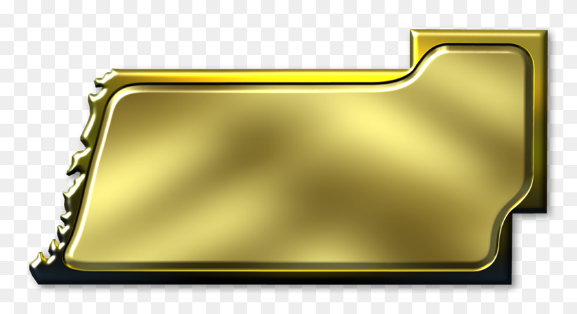 1024x522 Pasco Abstract Style Maps - Gold Rectangle PNG