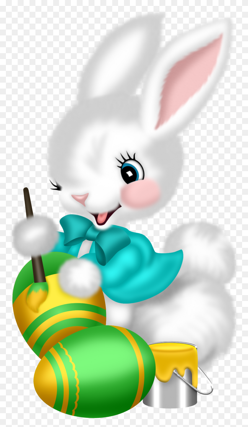 1069x1901 Pascoa Easter, Happy - Кролик Бегает Клипарт
