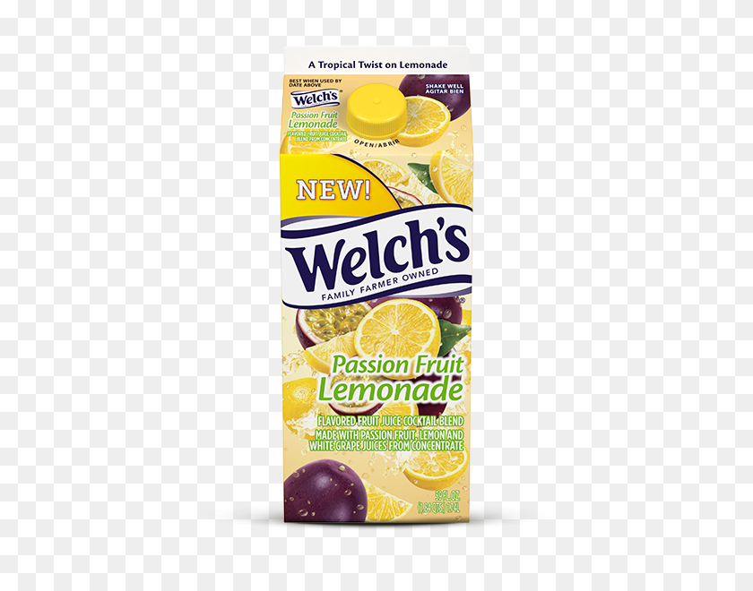 600x600 Passion Fruit Lemonade Refrigerated Juice Cocktail Welch - Passion Fruit PNG