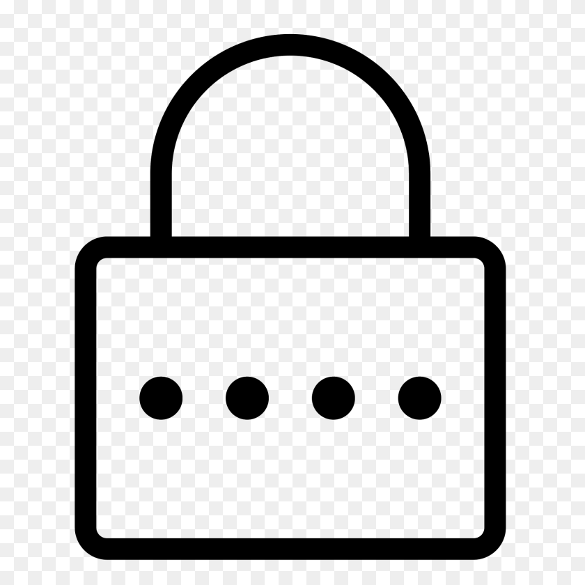 1600x1600 Password Icon - Password Icon PNG