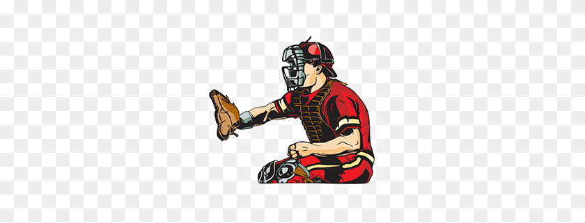 287x261 Защита Паролем - Клипарт Baseball Catcher