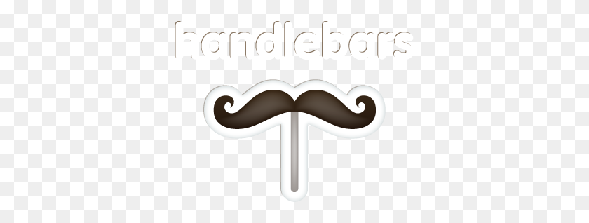 342x258 Pastbook With Handlebar - Handlebar Mustache Clipart