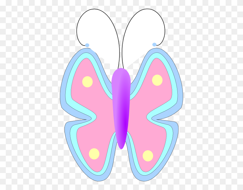 426x599 Pastel Butterfly Clip Arts Download - Butterfly Clipart PNG